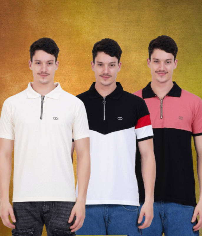 Polo T-Shirt OMWBRHOB Combo for Men